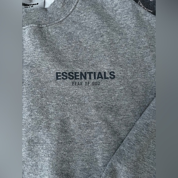 Fear of God Essentials Gray Sweatshirt - Picture 3 of 7